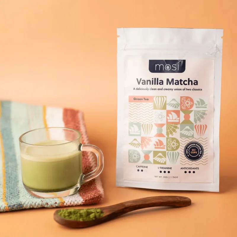 Chá Matcha de Baunilha